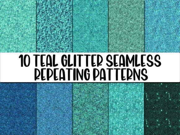 10 Teal Glitter Backgrounds: A Sparkle for Every Project