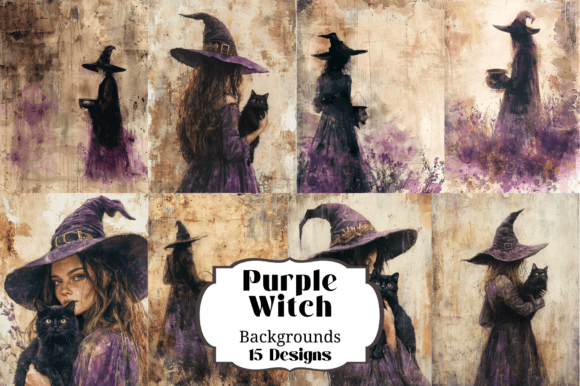 15 Purple Witch Junk Journal Backgrounds: A Deep Dive