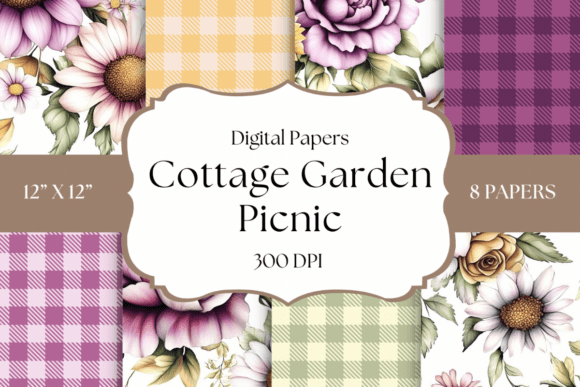 Cottage Garden Picnic Backgrounds: A Designer's Guide