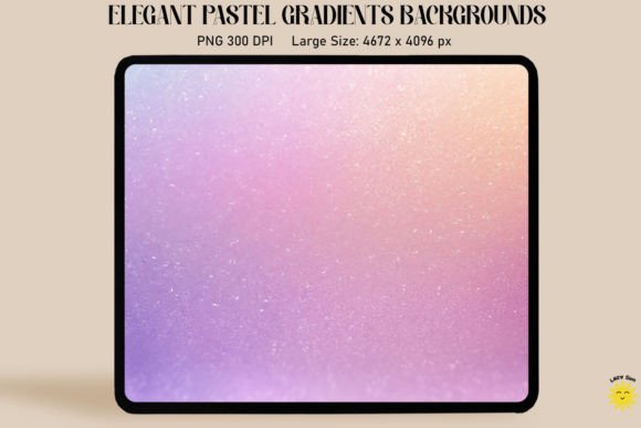 Lilac Yellow Pastel Gradient Backgrounds: A Designer's Dream Asset