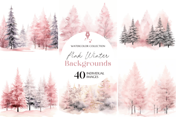 Pink Winter Backgrounds Digital Paper: A Designer's Guide