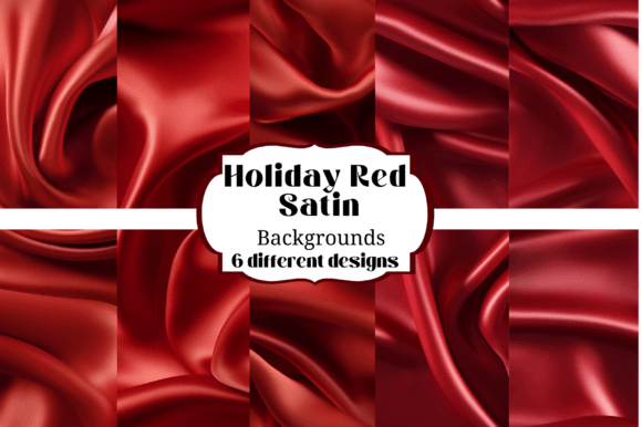 Rich Textures: Elevating Your Projects with Holiday Red Satin Backgrounds