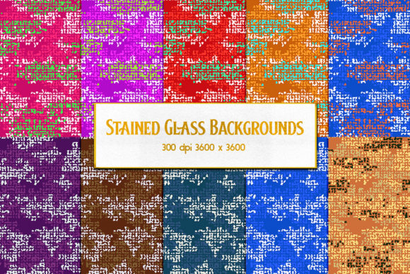 Stained Glass Backgrounds: A Designer's Guide to Rich Texture