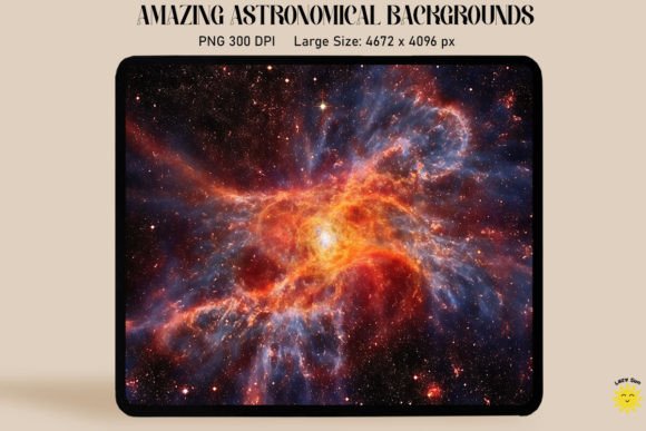 Universe Big Bang Theory Backgrounds: Cosmic Design
