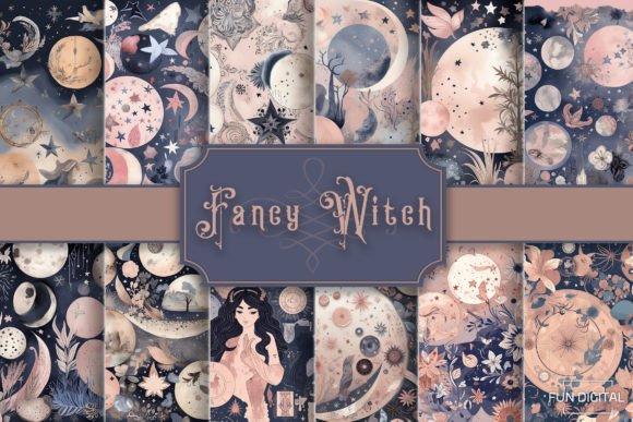 Unleash Creative Magic with Fancy Witch Backgrounds Pastel Spirit